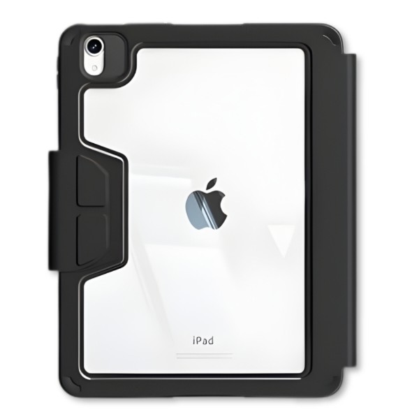 Фото - Чохол для планшета BeCover Rugged Origami Transparent з кріпленням для Apple iPad Air 11'' M4 2026 Black (715176)
